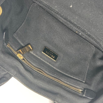 Prada Black Canvas Canapa