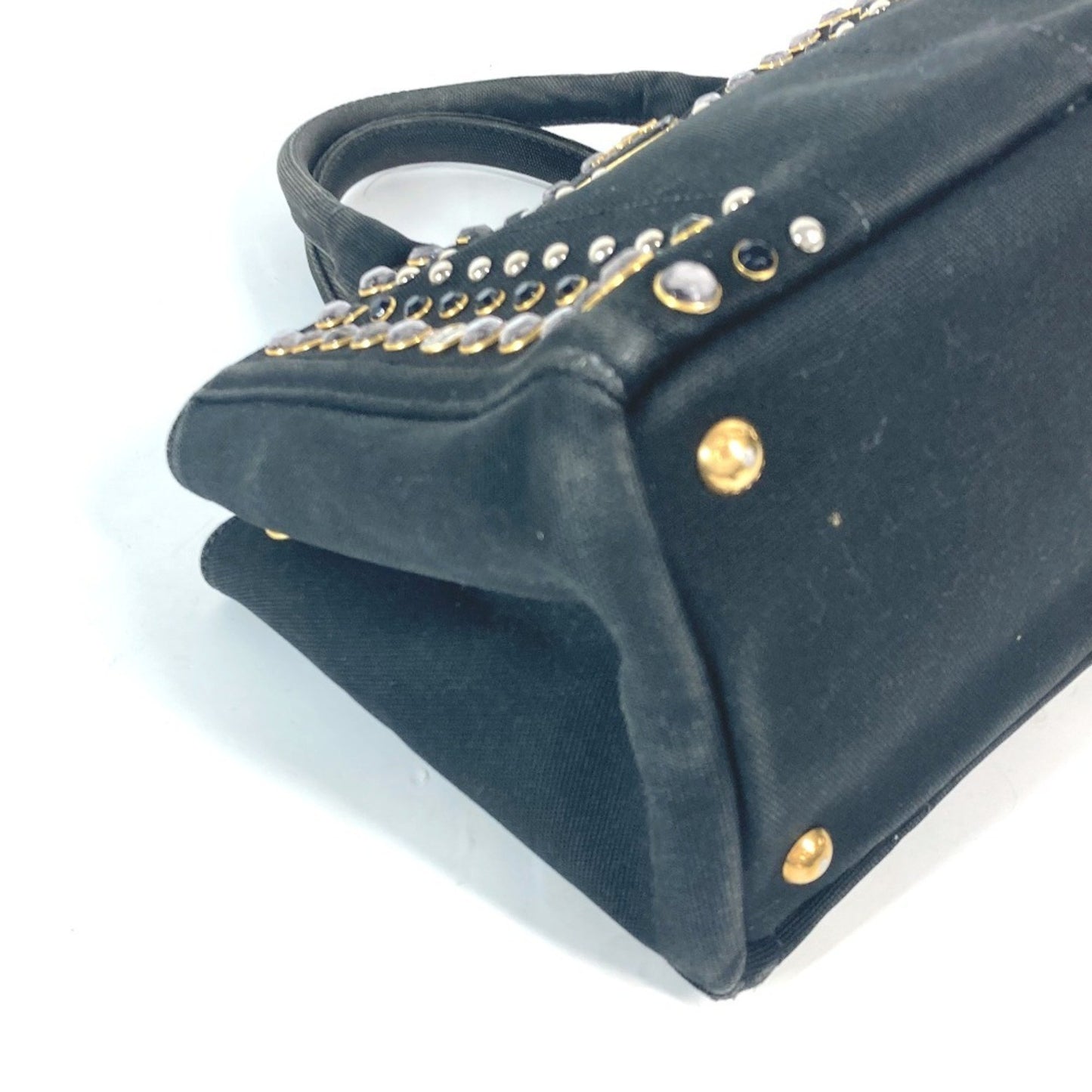 Prada Black Canvas Canapa