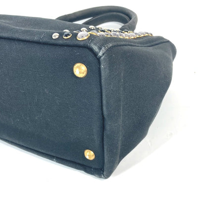 Prada Black Canvas Canapa