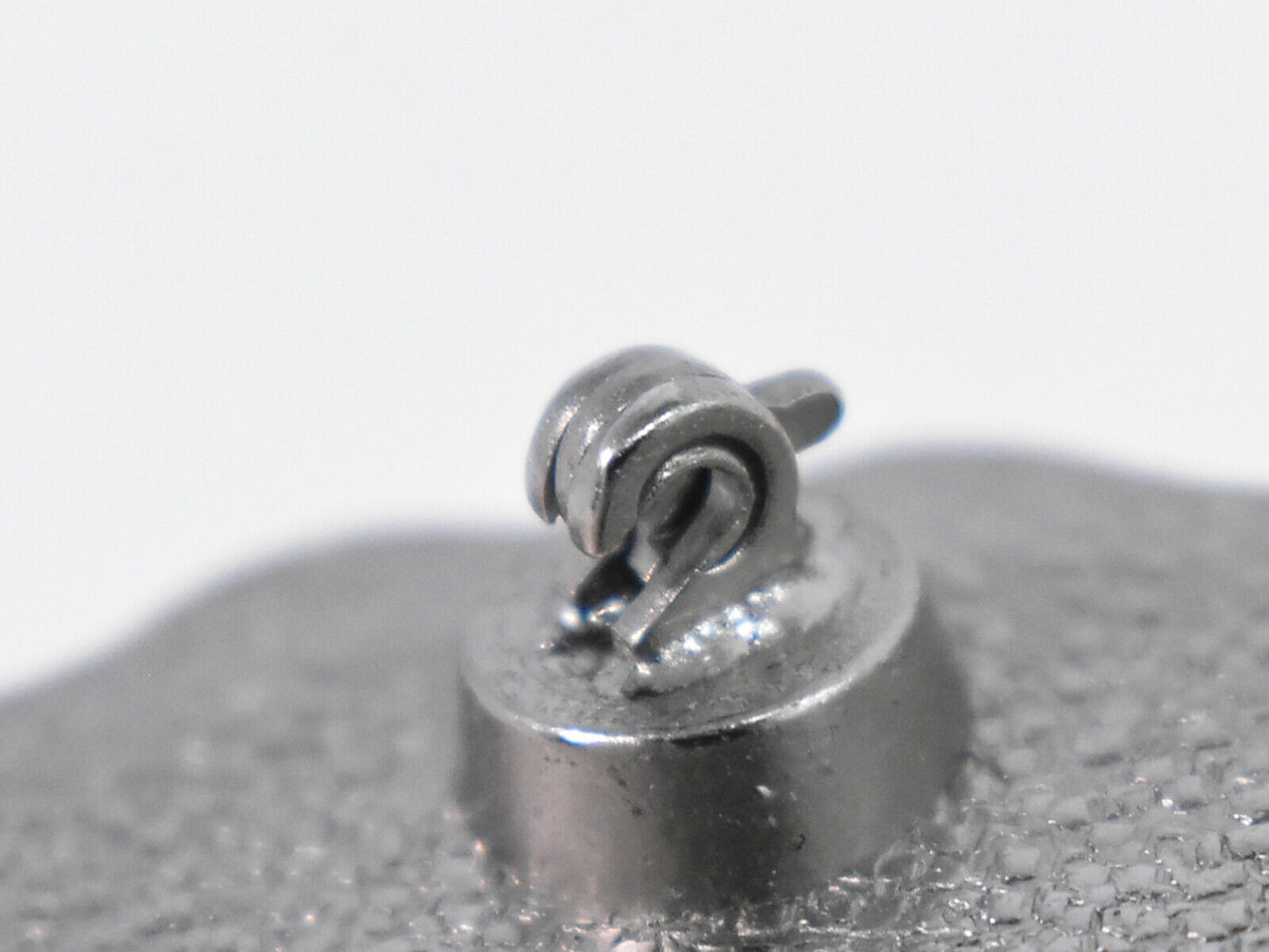 Chanel Silver Metal Brooch