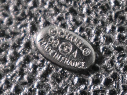 Chanel Silver Metal Brooch