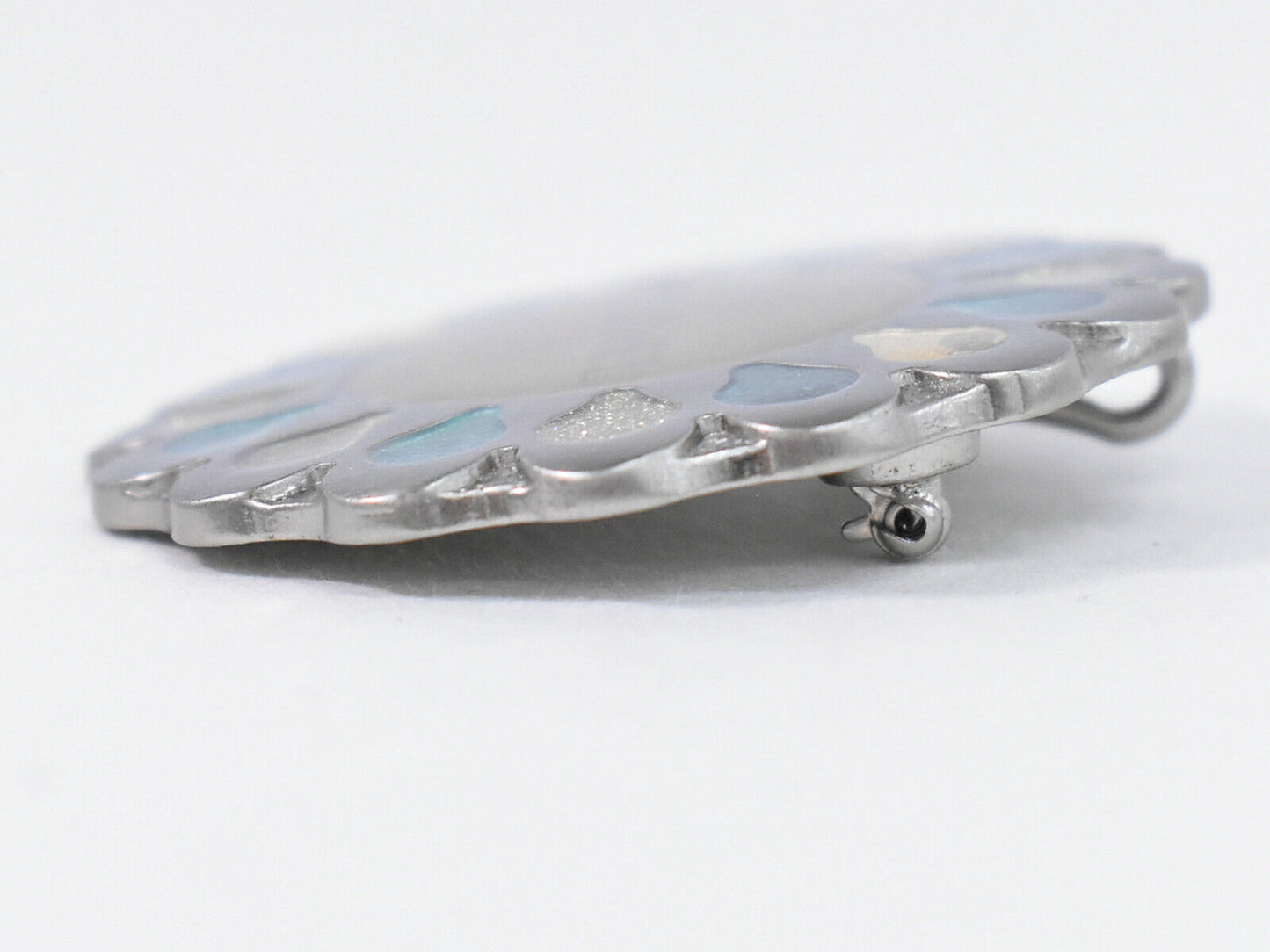 Chanel Silver Metal Brooch