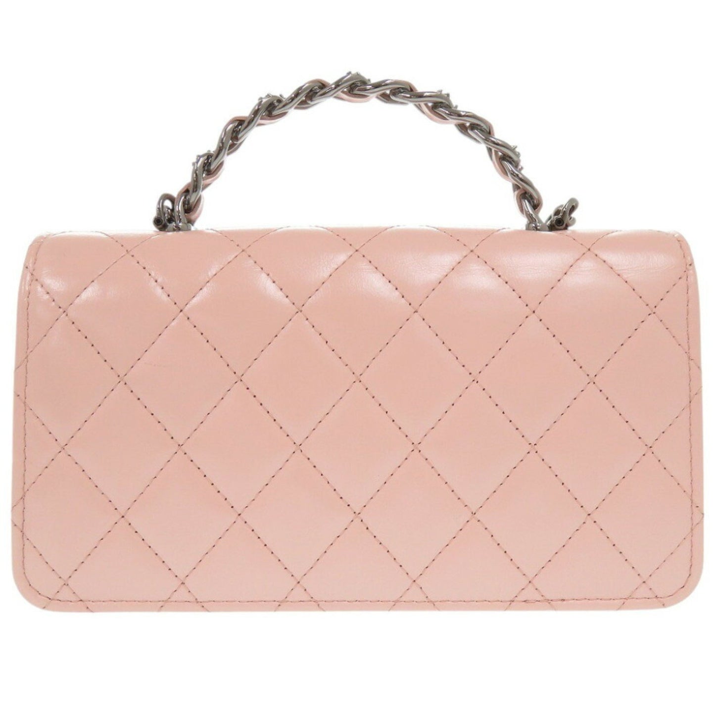 Chanel Pink Leather Coco Handle