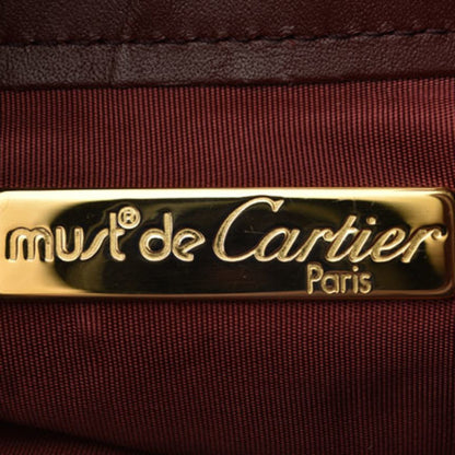 Cartier Red Leather Must De Cartier