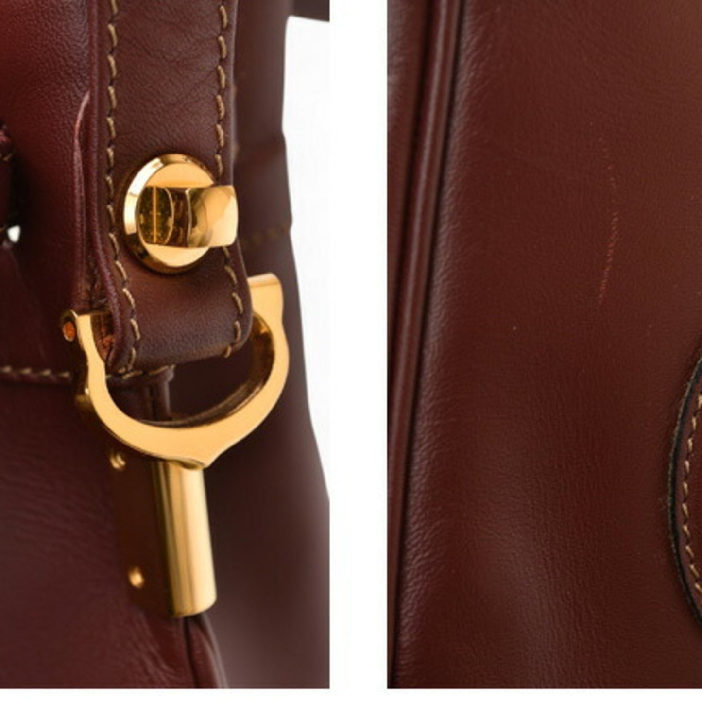Cartier Red Leather Must De Cartier