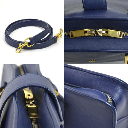 Saint Laurent Blue Leather Baby Cabas