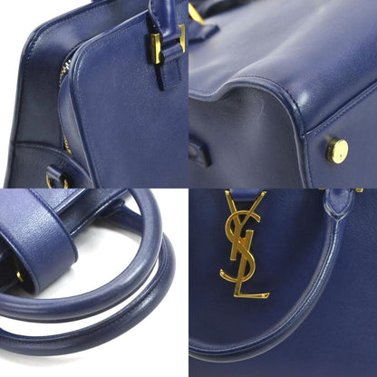 Saint Laurent Blue Leather Baby Cabas