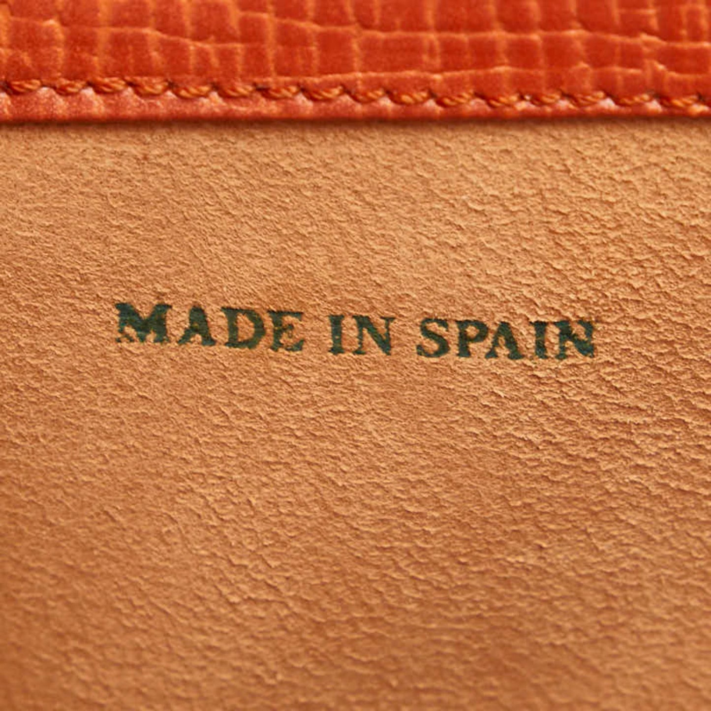 Loewe Orange Leather Barcelona