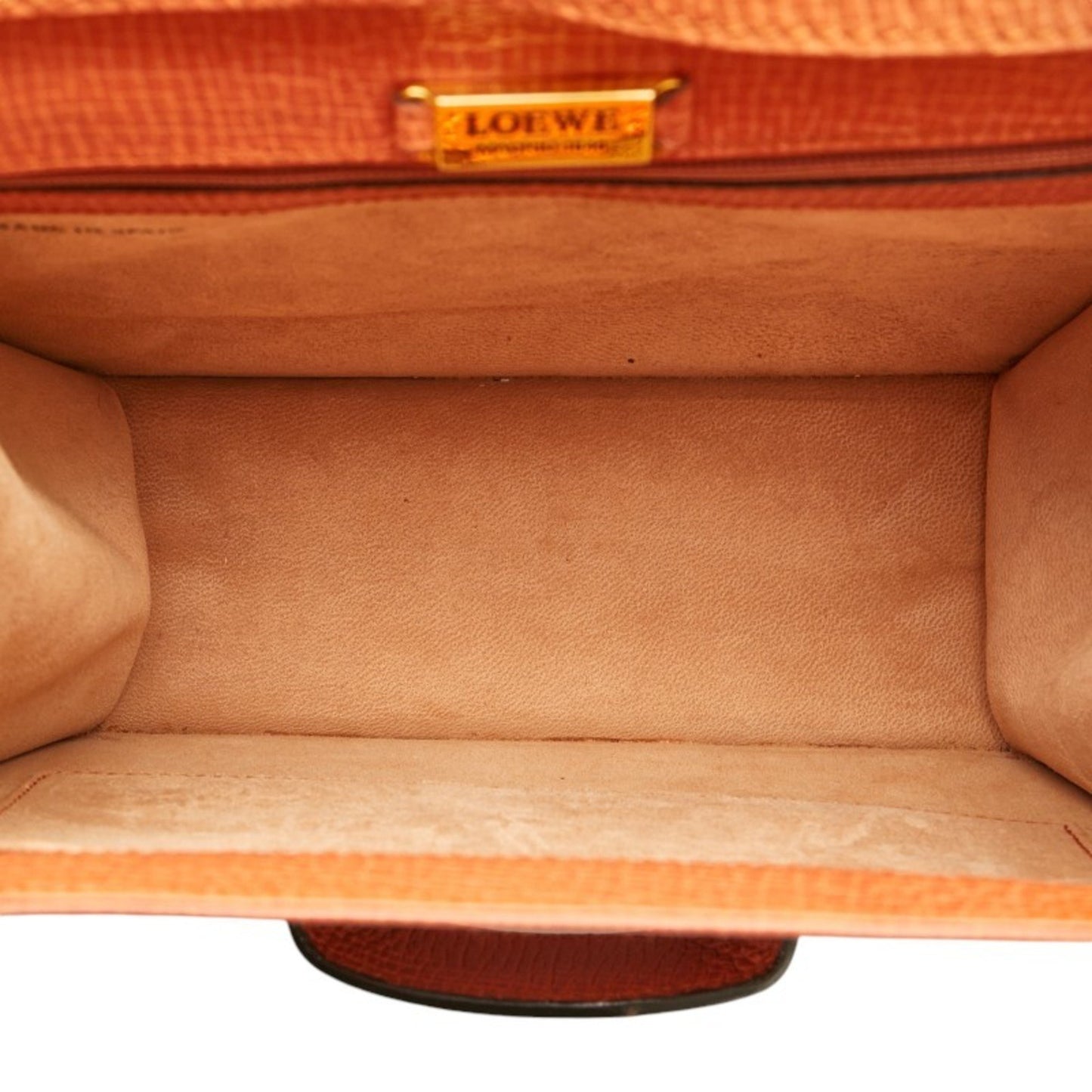 Loewe Orange Leather Barcelona