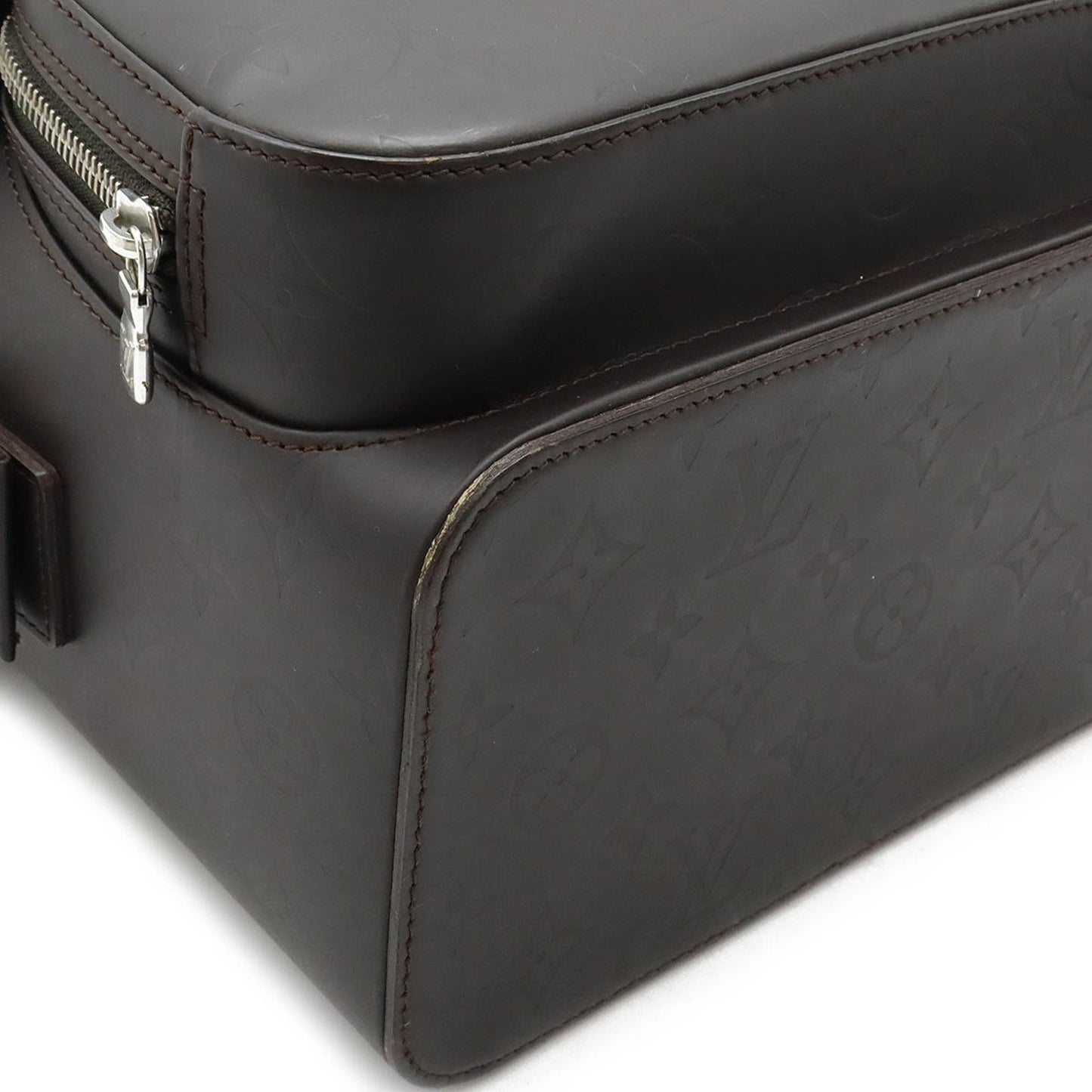 Louis Vuitton Brown Patent Leather Charly