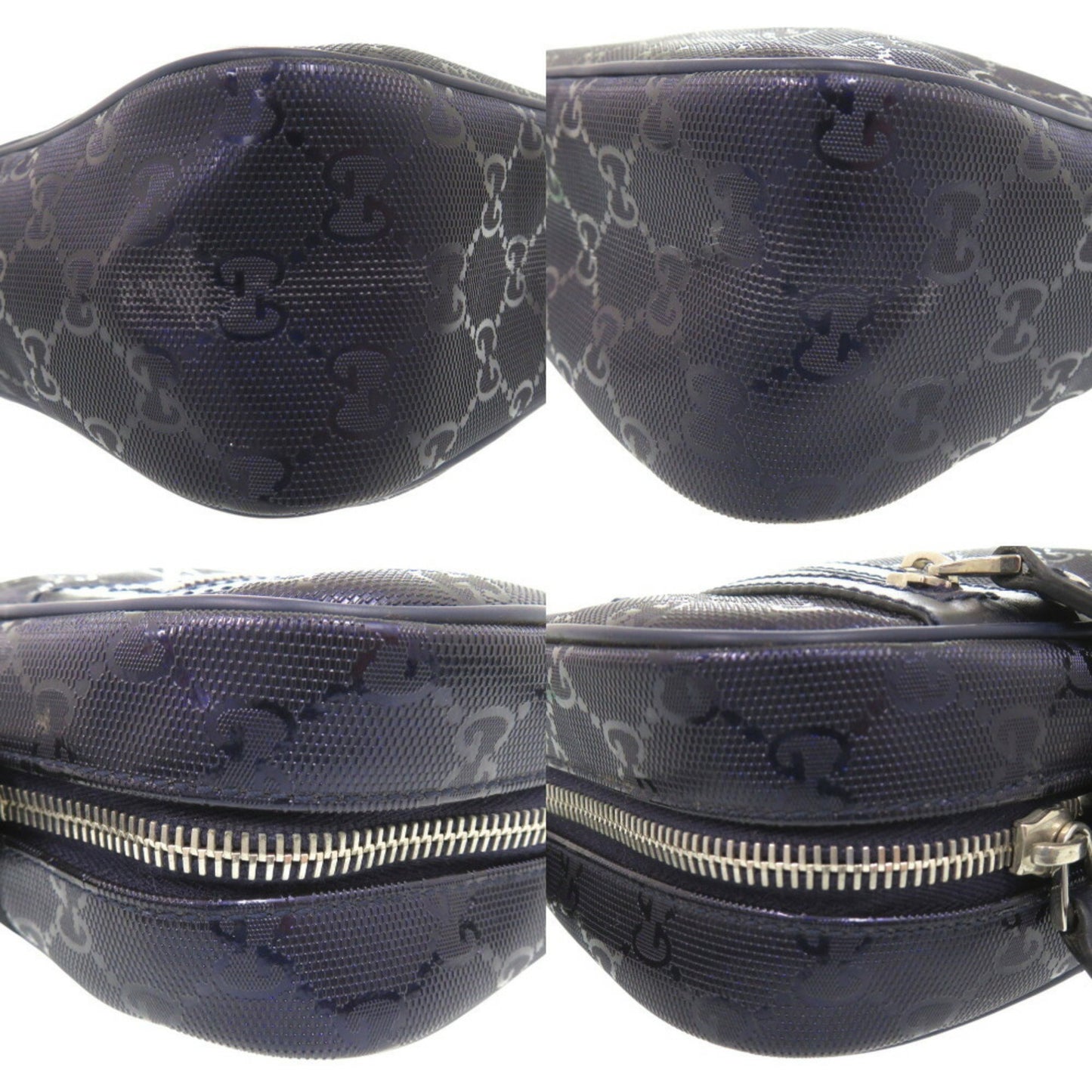 Gucci Purple Canvas Shoulder