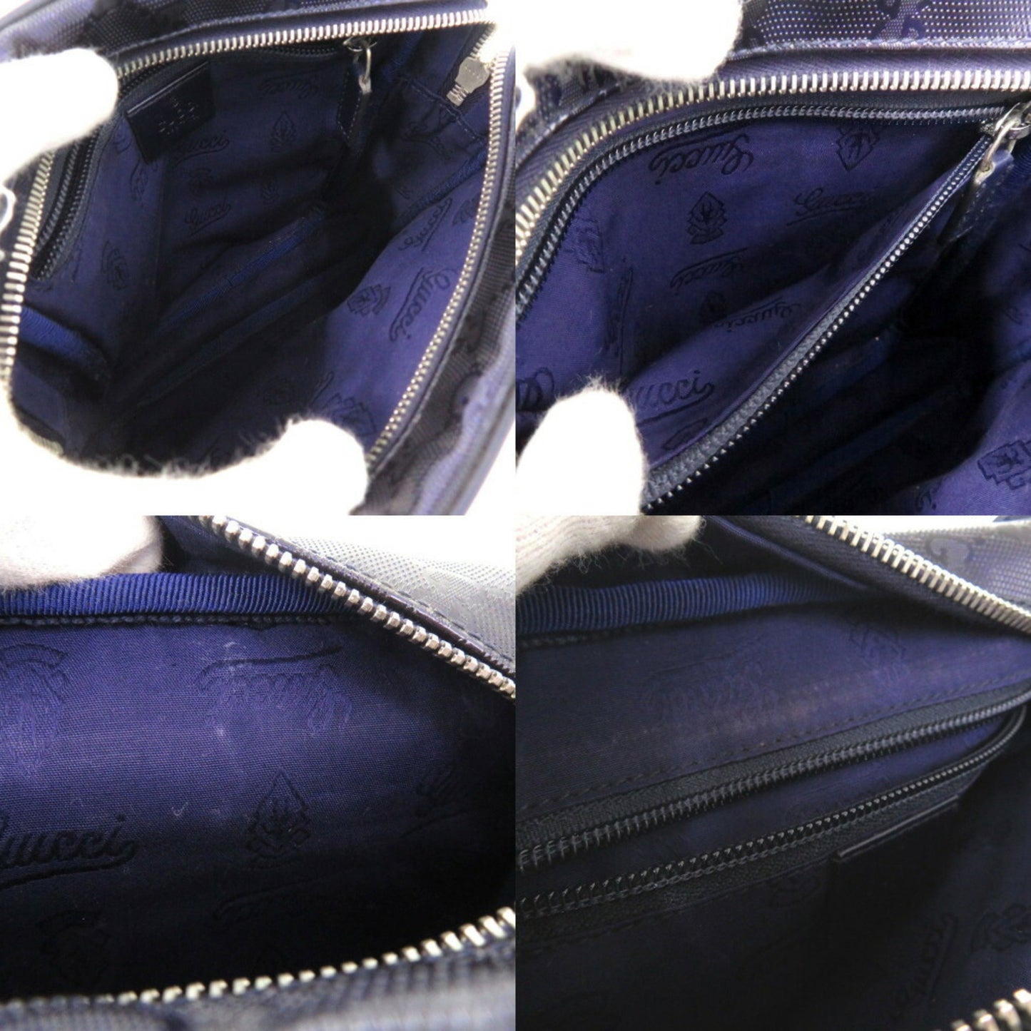 Gucci Purple Canvas Shoulder