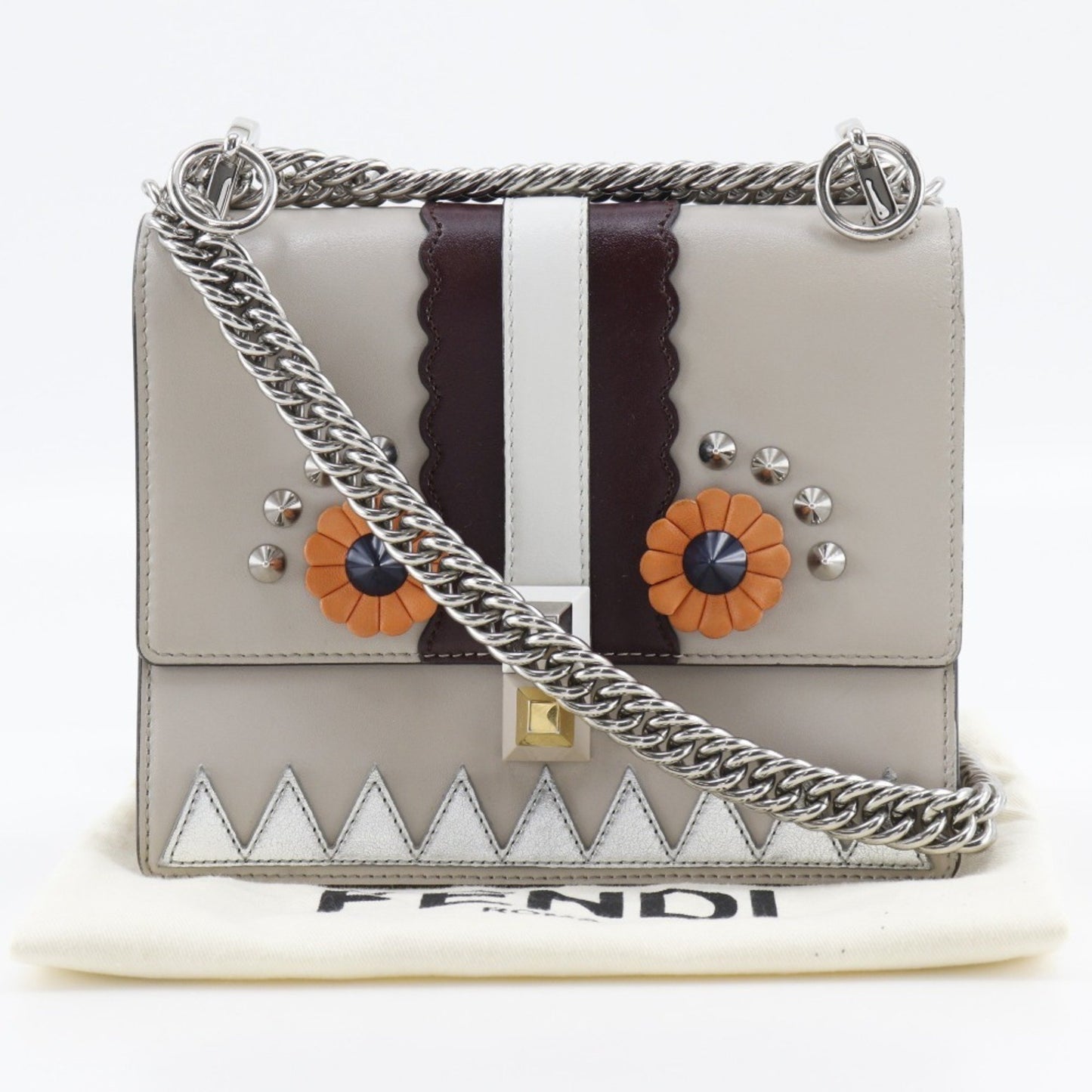 Fendi Brown Leather Kan I