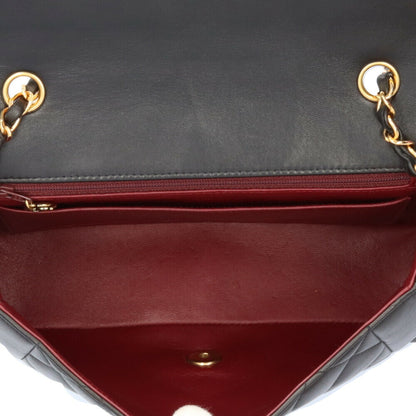 Chanel Black Leather Diana