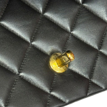 Chanel Black Leather Diana