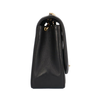 Chanel Black Leather Diana