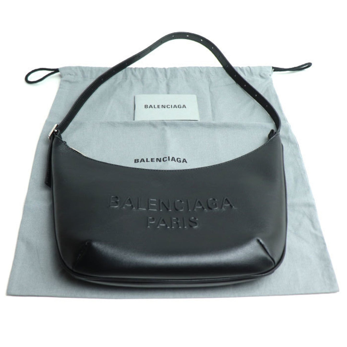 Balenciaga Black Leather Mary Kate