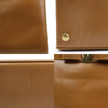 Salvatore Ferragamo Brown Leather Vara