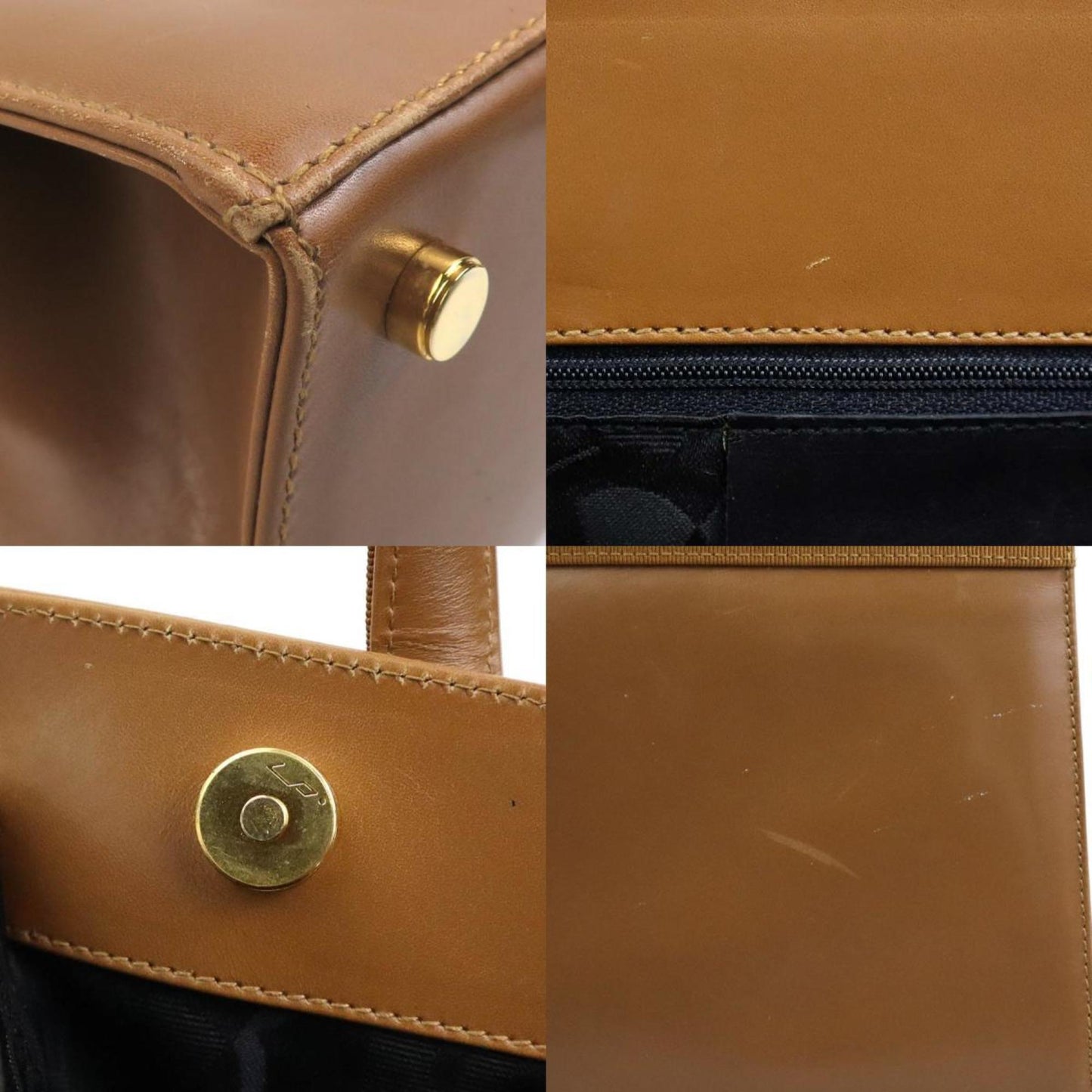 Salvatore Ferragamo Brown Leather Vara