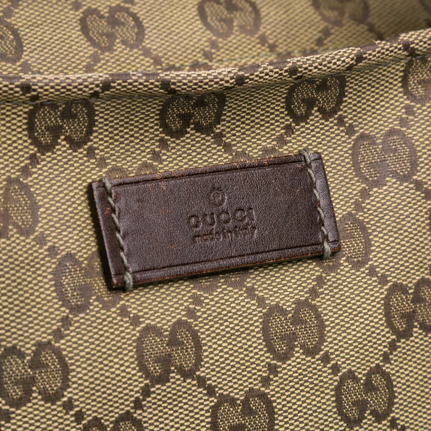 Gucci Gg Canvas Web Tote