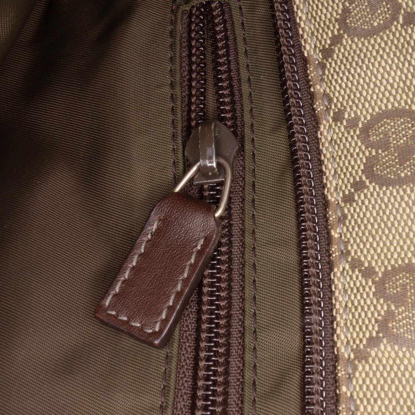 Gucci Gg Canvas Web Tote