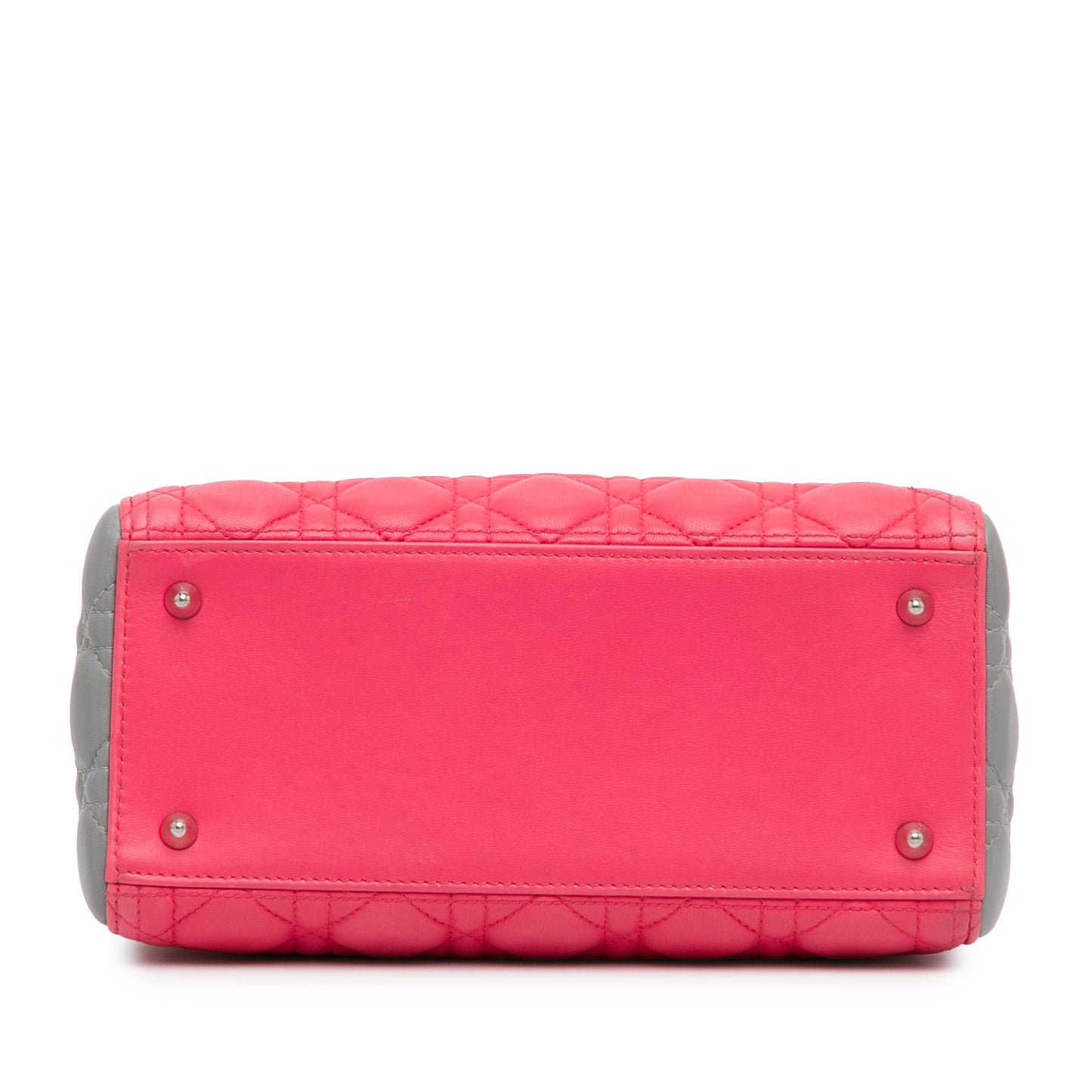 Dior Medium Tricolor Lambskin Cannage Lady Dior