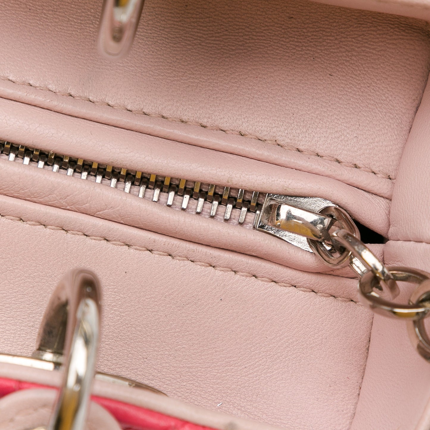Dior Medium Tricolor Lambskin Cannage Lady Dior