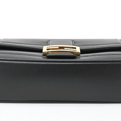 Fendi Black Leather Baguette