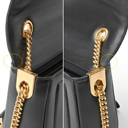 Fendi Black Leather Baguette