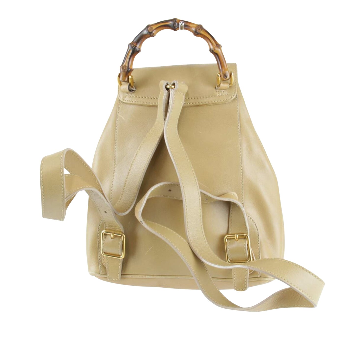 Gucci Brown Leather Backpack