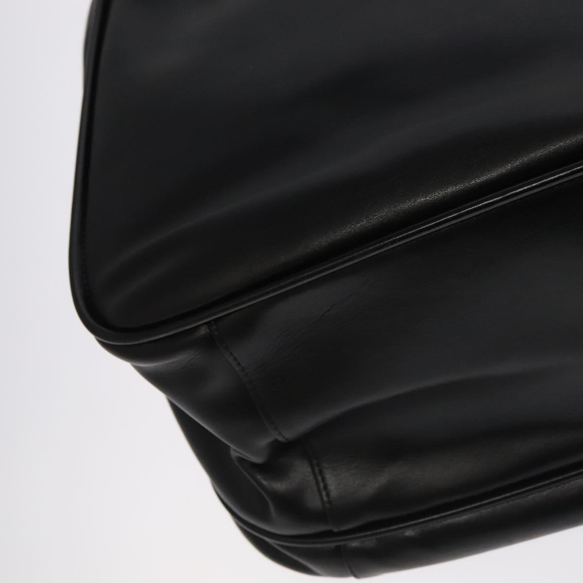 Versace Black Leather Shoulder