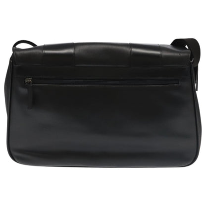 Versace Black Leather Shoulder