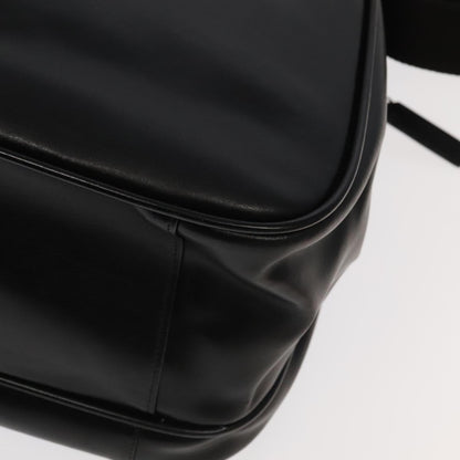 Versace Black Leather Shoulder