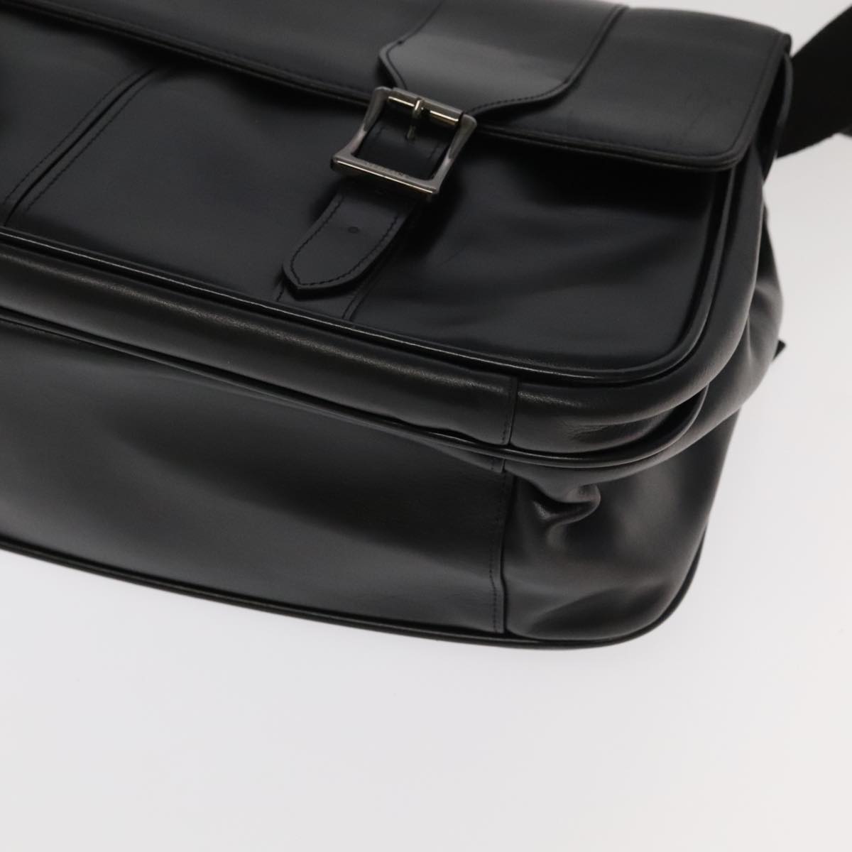 Versace Black Leather Shoulder