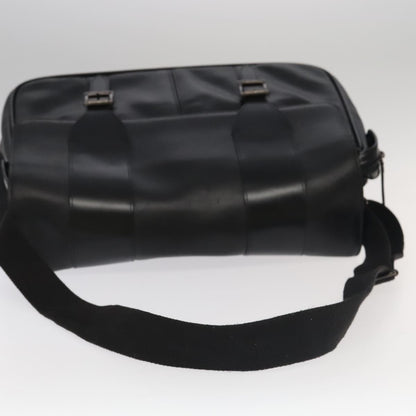Versace Black Leather Shoulder
