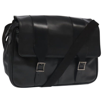 Versace Black Leather Shoulder