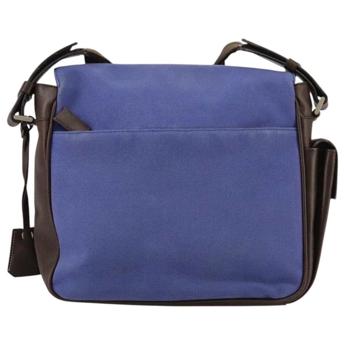 Prada Blue Canvas Shoulder