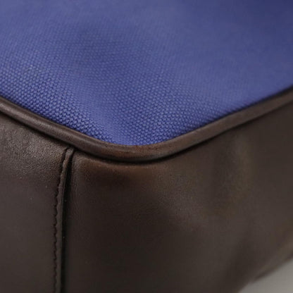 Prada Blue Canvas Shoulder