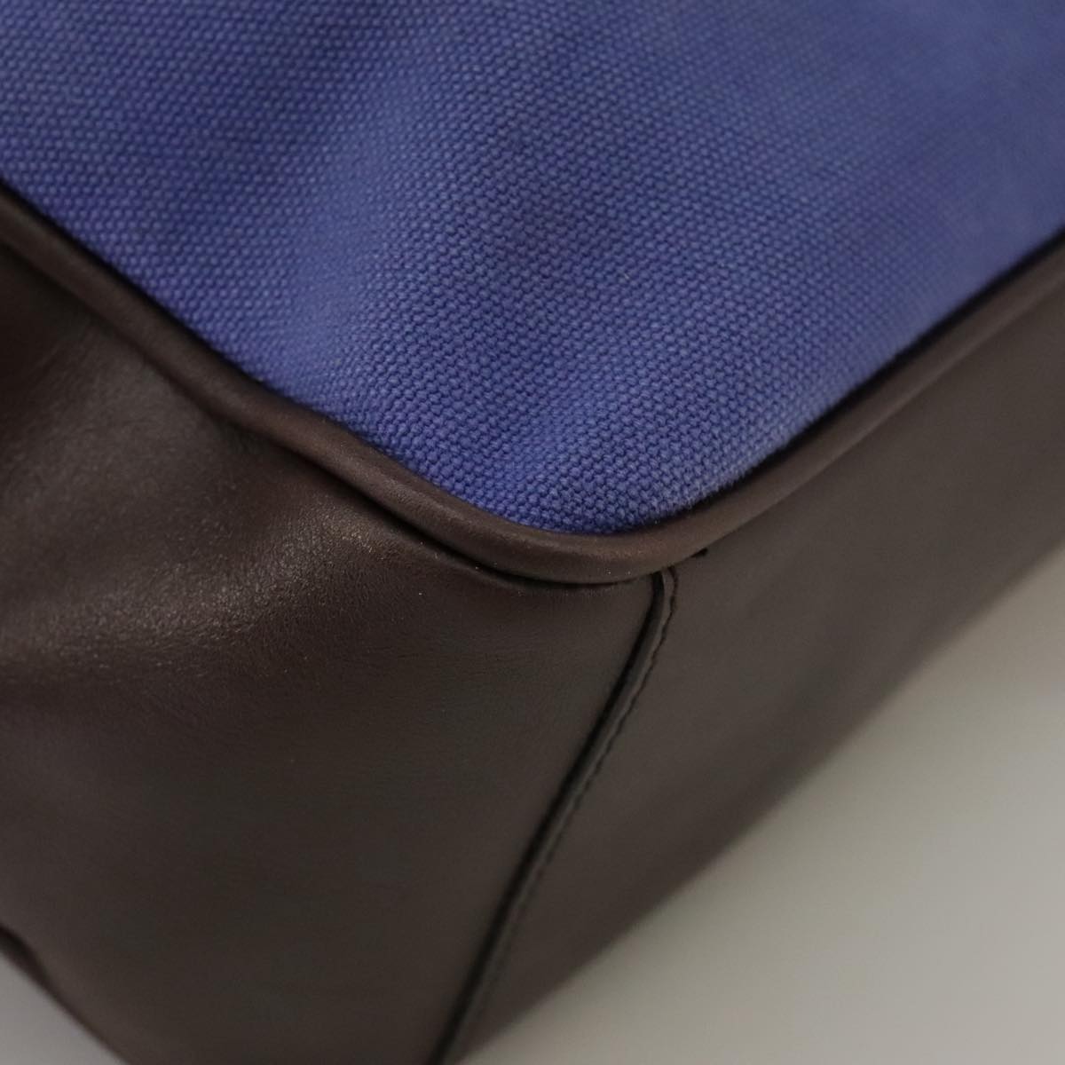 Prada Blue Canvas Shoulder
