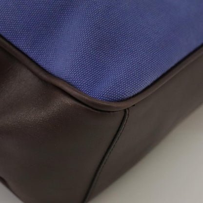 Prada Blue Canvas Shoulder