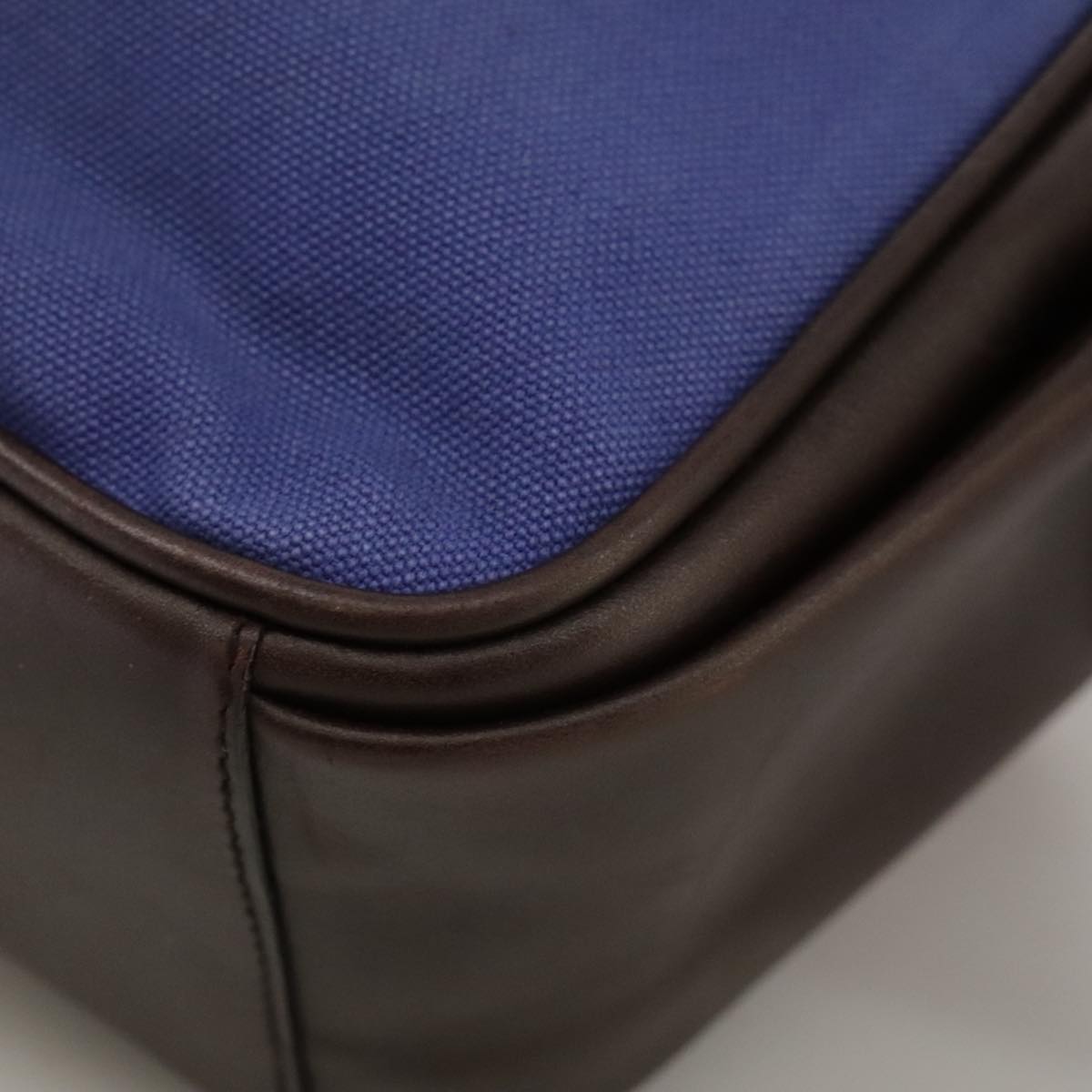 Prada Blue Canvas Shoulder