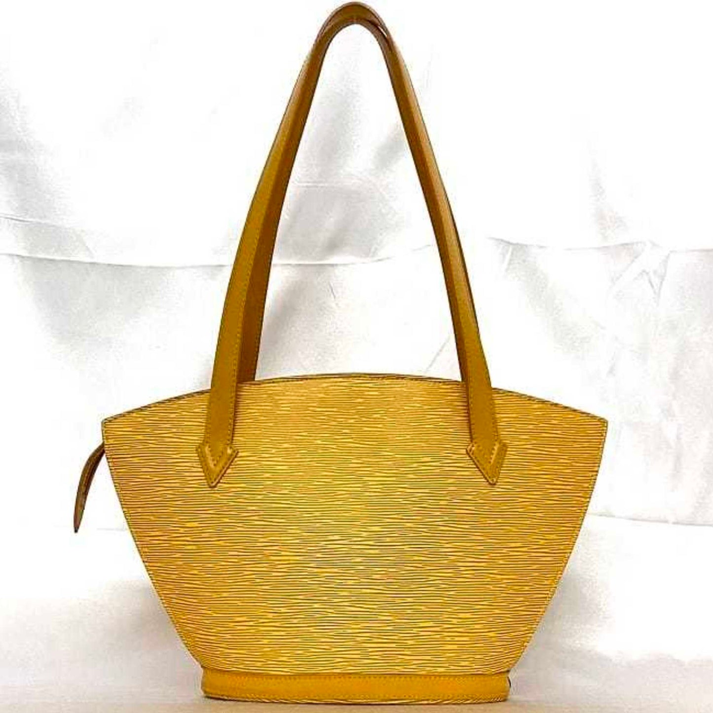 Louis Vuitton Yellow Leather Saint Jacques