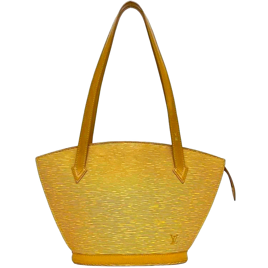 Louis Vuitton Yellow Leather Saint Jacques