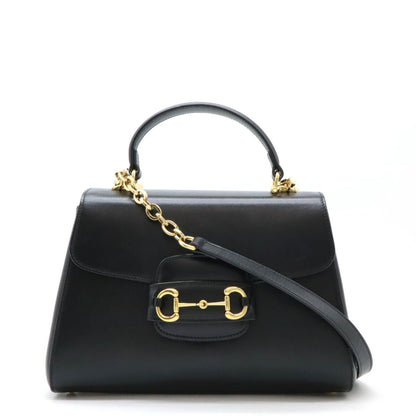 Gucci Black Leather Horsebit