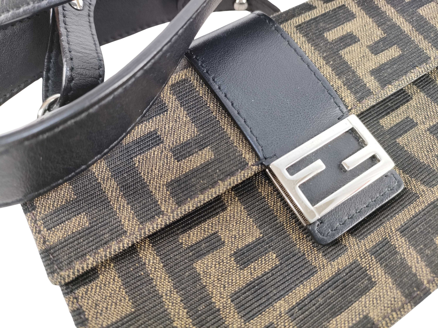 Fendi Brown Canvas Zucca