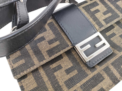 Fendi Brown Canvas Zucca
