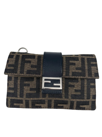 Fendi Brown Canvas Zucca