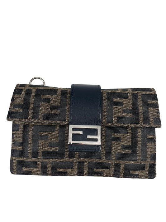 Fendi Brown Canvas Zucca