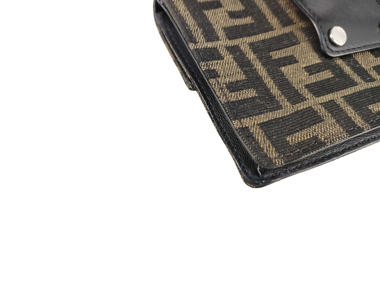 Fendi Brown Canvas Zucca