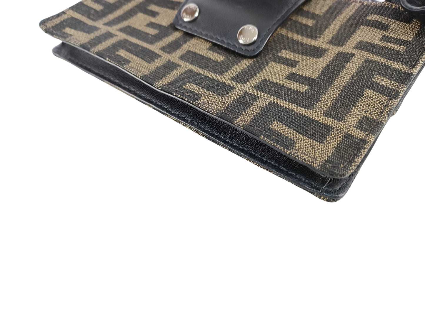 Fendi Brown Canvas Zucca
